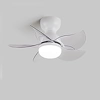 Fan Ceililight Silent Ceilifans with Remote Contemporary Ceililight 5 Speed Fan Lighticeilimodern Light Kids Bedrooms Liviroom Lounge with Timer/White