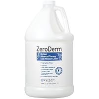 Ginger Lily Farms Botanicals ZeroDerm 24 Hour Advanced Therapy Daily Moisture Lotion, Allergen-Free, 100% Vegan & Cruelty-Free, Fragrance Free, 1 Gallon (128 fl. oz.) Refill