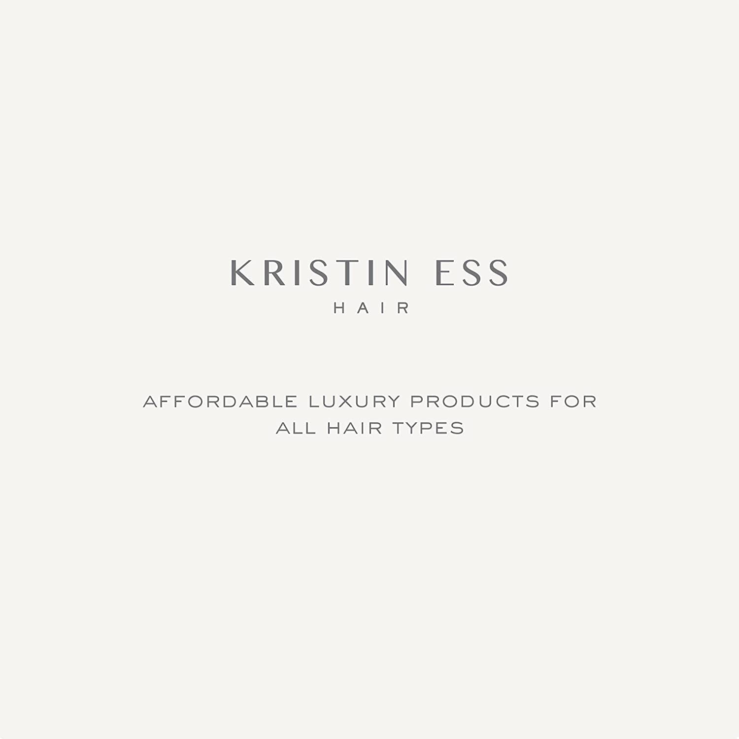 Kristin Ess Hair Weightless Shine Air Dry Creme - Adds Texture + Shine, Calms Frizz, Softens + Smooths Hair, Vegan, Color + Keratin Safe, 5 fl oz