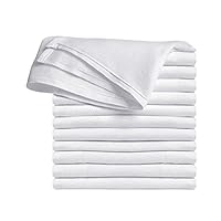 Premium 100% Birdseye Cotton Cloth Diapers for Baby, 3 Pack Reusable, Machine Wash, Multipurpose Flat Fold Unisex Cloth Diaper