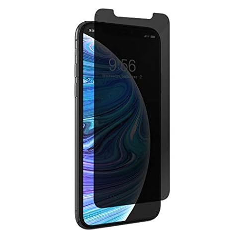 ZAGG InvisibleShield Glass Privacy Screen Protector - Made for Apple iPhone X and iPhone Xs - Impact & Scratch Protection - Case Friendly