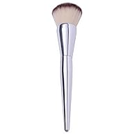 Makeup Face Blush Powder Brush Tool Foundation Makeup Brush | Soft Bristle Makeup Brush | Foundation Blending Brush for Women | Color- Silver