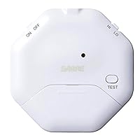 SABRE Wireless Window Glass Vibration Alarm With High and Low Sensitivity Settings, 115dB, Audible Up To 700-Feet (213-Meters), Includes SABRE Home Security Decal, Battery Test Button