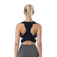 Adjustable Posture Corrector Back Brace Posture Corrector for Women and Men Upper Back Brace Back Straightener for Neck,Clavicle,Spine and Shoulder Pain Relief (X-Small)