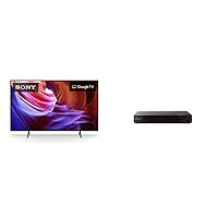 Sony 43 Inch 4K Ultra HD TV X85K Series: LED Smart Google TV with Native 120HZ Refresh Rate KD43X85K- 2022 Model BDP-S6700 4K Upscaling 3D Streaming Home Theater Blu-Ray Disc Player (Black)