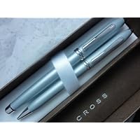 Cross Made in The USA Townsend Limited Edition Matte Sky Blue Rollerball Pen and 0.5mm Pencil