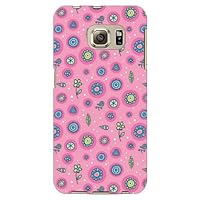 Flower Dot Pink Produced by Color Stage/for Galaxy S6 Edge SCV31/au ASCV31-ABWH-151-MBJ7