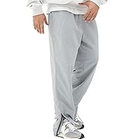 Unisex Breathable Athletic Joggers Pants - Sweatpants Taping Zipper Bottom