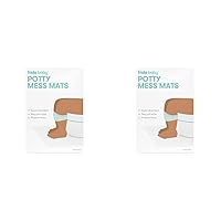 Frida Baby Potty Mess Mats | Disposable, Super-Absorbent Floor Pads for Easy Cleanup (Pack of 2)
