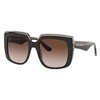 Dolce & Gabbana Sunglasses DG 4414 F Asian fit 502/13 Havana On Transparent Brow