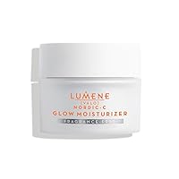 Lumene Nordic-C [Valo] Glow Moisturizer - Fragrance-Free Face Moisturizer for Dry Skin - Made with Hyaluronic Acid & Vitamin C for Visibly Brighter, Plumped Skin - 100% Vegan Skin Care (50 ml)