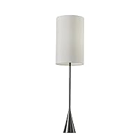Adesso Home 4028-01 Transitional One Light Table Lamp from Bella collection in Pwt, Nckl, B/S, Slvr. finish, Black Nickel
