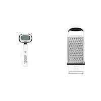 OXO Good Grips Chef's Precision Digital Instant Read Thermometer (Black) and OXO Good Grips Box Grater (Silver)