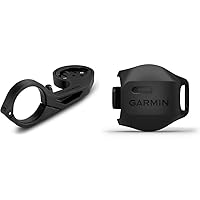 Garmin Out-Front Bike Mount, Standard Packaging & 010-12843-00 Speed Sensor 2, Bike Sensor to Monitor Speed, Black
