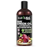 Hair Oil, 8.45 Fl Oz (250 ml), Onion Oil for Dandruff and Hair Loss Control, All Hair Types, for Silky and Strong Hair