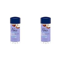 Hair Remover Sensitive Formula Glide On Depilatory Cream 3.3 oz (Pack of 2)