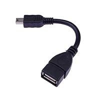 BestDealUSA USB A Female to Mini USB B 5 Pin Male Adapter Cable