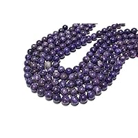 AAA Natural 1 Strand Sugilite Beads Gemstone Beads for Jewelry Making |10 mm Round Beads | Plain Round Loose Beads |15