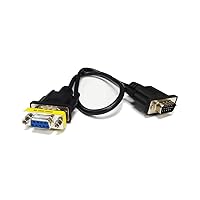 D-sub 9-Pin RGB Female to HD15 VGA Male Adapter Cable - 18