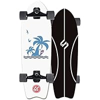 Skateboard pro for Adult Beginner 32 x 9.8 inch Complete Skateboards for Kids and Girl 7 Layer Maple Double Kick Deck Concave Cruiser Trick Skateboard, with All-in-One Skate T-Tool