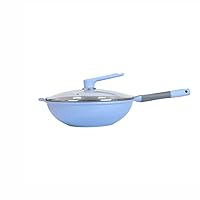 Frying Pan-wok, 32 Cm Smoke-free Non-stick Pan, Universal Gas Cooker, Stainless Steel Pan