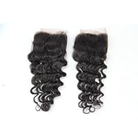 Mid-part Silk Base Lace top Closure Hand Made (4 * 4)10