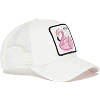 Mesh Back Snapback Trucker Hat for Men & Women Embroidered Golf Baseball Caps Eagle Rooster Bass Fishing Hat