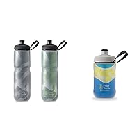 Polar Bottle Sport Insulated Water Bottle - Leak Proof Water Bottles Keep Water Cooler 2X Longer Than a Regular Reusable Water Bottle -BPA-Free, Sport & Bike Squeeze Bottle with Handle