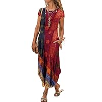 Dress for Women Boho Maxi Bohemian Summer Wear Dress Print Tribal Elegant Dress by TOP Bohemian Designs