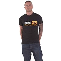 Blink-182 T Shirt Lonely Nights Band Logo Official Mens Black