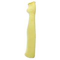 MAGID KEVCOT24TS CutMaster Para-aramid Blended Knit Sleeves with Thumb Slot (1 Sleeve),Yellow