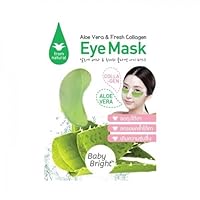 Eye Mask with Aloe Vera & Fresh Collagen, Wrinkles, Dark Circles, Puffiness & Bags - 100% Natural Anti Aging, hydrate & moisturize your skin, For Men & Women, (Pack of 6)