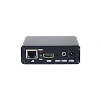 HDMI H.265 H.264 Video Encoder, HDMI to IP Encoder, 1080P@30FPS, Support Online Live Broadcast Platform, HDMI to SRT,RTMP,RTSP,RTMPS,UDP,HTTP,HLS
