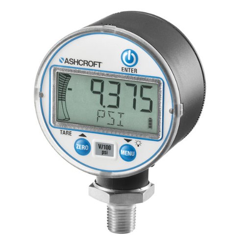 ASHCROFT 6833431 Digital Pressure Gauge w/Backlight, 0-10000 psi