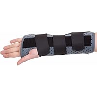Carpal Tunnel Wrist Brace Helps Relieve Tendonitis Adjustable Arm Compression Hand Support Splint Reduces Recovery Time For Arthritis Carpal Tunnel Pain For Men Women (Color : Left Hand, Size : Smal