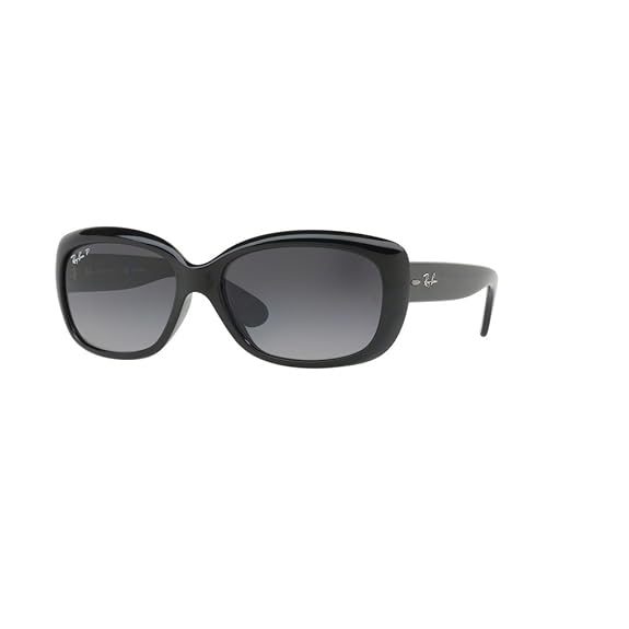 Mua Ray-Ban RB4101 JACKIE OHH Sunglasses For Women, Shiny Black/Grey  Gradient Dark Grey Polarized, 58 mm trên Amazon Mỹ chính hãng 2023 | Fado