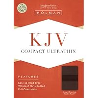 KJV Compact Ultrathin Bible, Brown/Chocolate LeatherTouch KJV Compact Ultrathin Bible, Brown/Chocolate LeatherTouch Imitation Leather