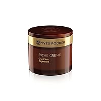 Face Moisturizer Riche Crème Aging and Mature Skin, Day & Night Cream with precious oils, for Mature Skin + Dry skin, for smooth and healthy skin75 ml jar