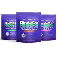 Vitality Daily Greens, Variety Pack (3 Bags, 84 Servings) 30 Superfoods, 9 Greens - for Cellular Energy Boost, Powered by M-Charge Complex for All Day Energy