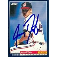 Jerry DiPoto autographed Baseball Card (Cleveland Indians) 1994 Score #278 - Autographed Baseball Cards