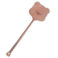 6 Pack Fly Swatter with Long Handle, for Kitchen Home Indoor Outdoor Flies(Brown, Blue) (Blue)