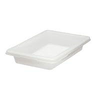 Commercial Products Food Storage Box/Tote for Restaurant/Kitchen/Cafeteria, 5 Gallon, White (FG350600WHT)