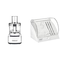Cuisinart Elemental Small Food Processor, 8-Cup, White & BDH-2 Blade and Disc Holder