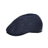 Ducks D1827 Men's Hat, Hemp Blend Raschel Hat, Small Size, Large Size, Made in Japan, Men's Hat, Spring/Summer, S-LL, Gray, Navy