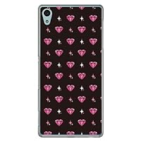 Yesno Diamond Pink (Clear) / for Xperia Z4 SOV31/au ASOV31-PCCL-201-N144