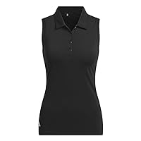 adidas Women's Ultimate365 Solid Sleeveless Polo Shirt