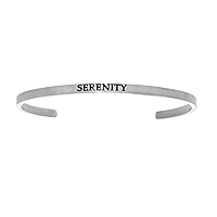 Intuitions Stainless Steel serenity Cuff Bangle