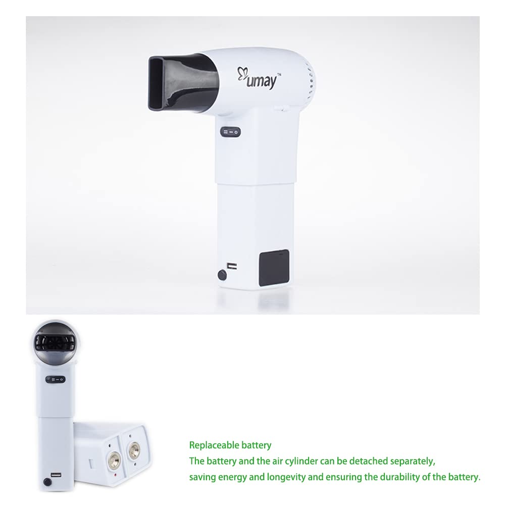 Portable Wireless Charging Hair Dryer Hot Wind and Cold Wind Blower USB Charging Suitable for Home Travel Outdoor Swimming Painting Pet Hair Tools Cordless Plastic Hair Blower…