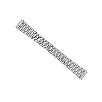 Ewatchparts PRESIDENT WATCH BAND COMPATIBLE WITH 36MM ROLEX DAYDATE 1801,1803 18038 18039 18238 18239 SS