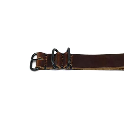 Da Luca MADE IN USA Horween Leather Military Watch Strap (PVD Buckle) 18mm 20mm 22mm 24mm 26mm Essex Dublin Chromexcel Leathers